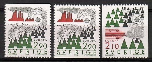 Znaczek Szwecja 1986 Mi 1397-1398C,Do,Du Czyste **
