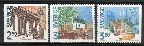 Znaczek Szwecja 1990 Mi 1589-1591 Czyste **