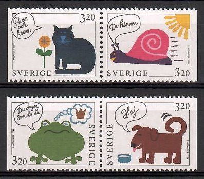 Znaczek Szwecja 1994 Mi 1836-1839 Czyste **