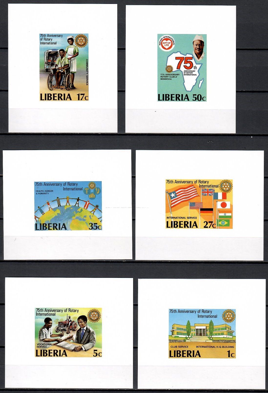 Znaczek Liberia 1979 Mi lx 1161-1166 Czyste **