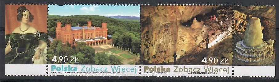 Znaczek Polska 2025 Mi 5613-5614 Fi 5463-5464 Czyste **