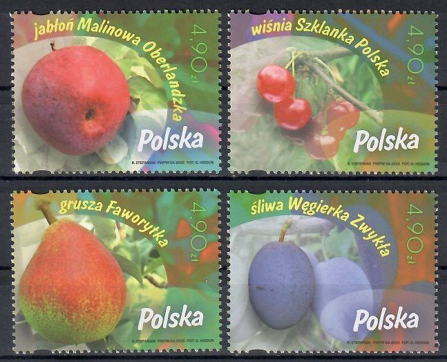 Znaczek Polska 2025 Mi 5619-5622 Fi 5469-5472 Czyste **