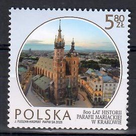 Znaczek Polska 2025 Mi 5633 Fi 5483 Czyste **