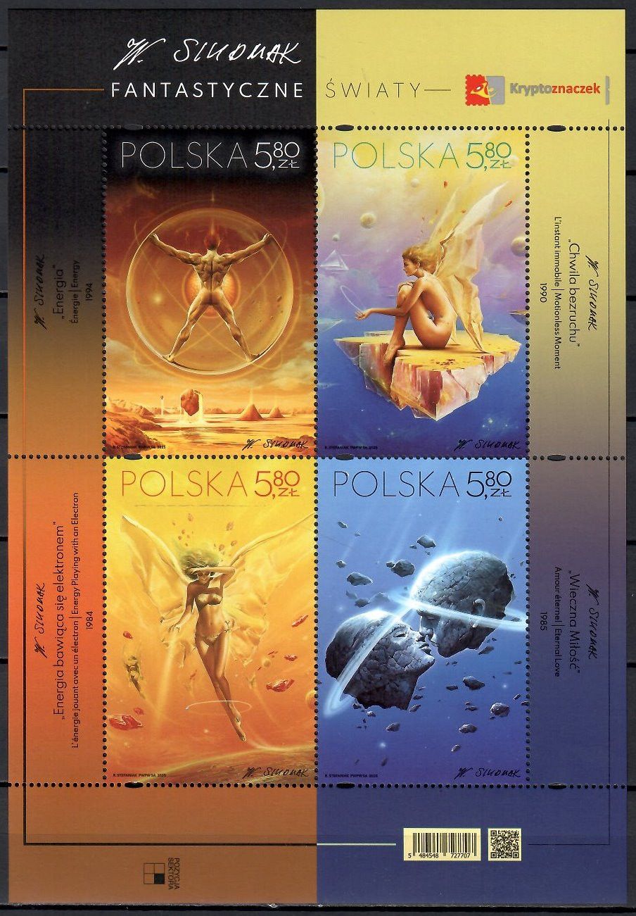 Znaczek Polska 2025 Mi bl 356 Fi bl 394 Czyste **
