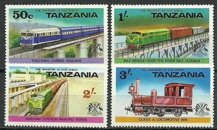 Znaczek Tanzania 1976 Mi 62-65 Czyste **