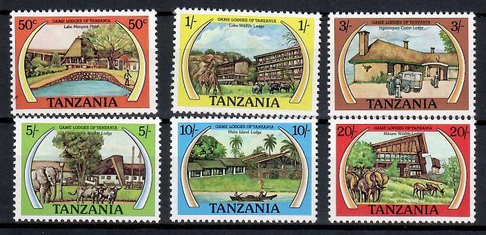 Znaczek Tanzania 1978 Mi 107-112 Czyste **