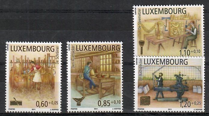 Znaczek Luksemburg 2011 Mi 1919-1922 Czyste **