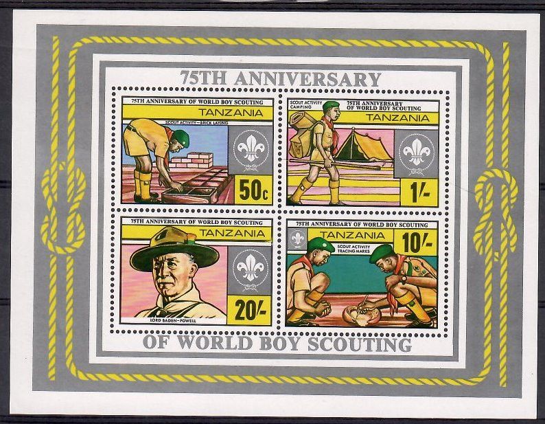 Znaczek Tanzania 1982 Mi bl 29 Czyste **