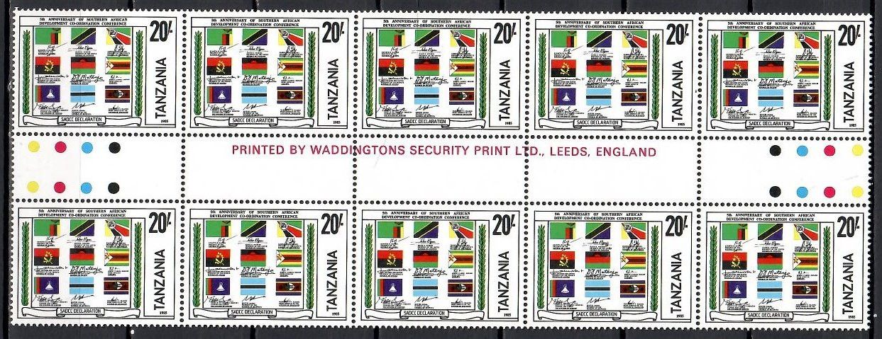 Znaczek Tanzania 1985 Mi 257 Czyste **