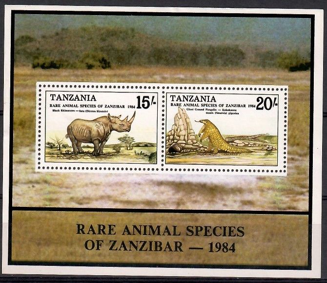Znaczek Tanzania 1985 Mi bl 41 Czyste **