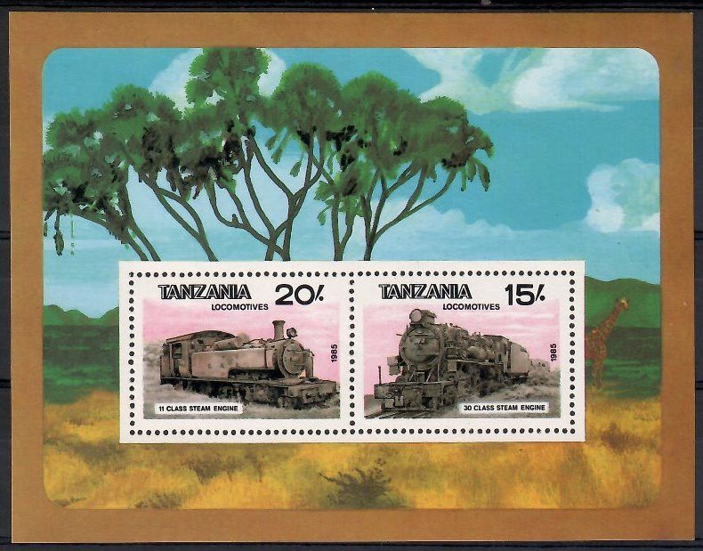 Znaczek Tanzania 1985 Mi bl 47 Czyste **