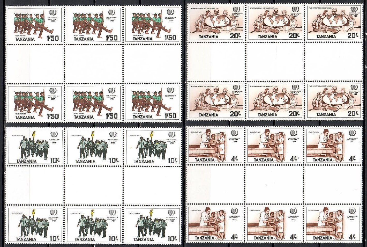 Znaczek Tanzania 1986 Mi 288-291 Czyste **