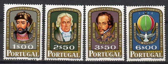 Znaczek Portugalia 1972 Mi 1181-1184 Czyste **