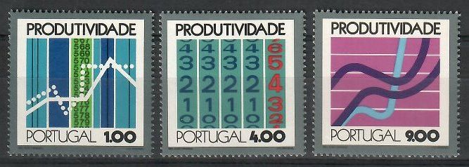 Znaczek Portugalia 1973 Mi 1196-1198 Czyste **