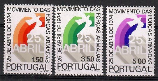 Znaczek Portugalia 1974 Mi 1266-1268 Czyste **