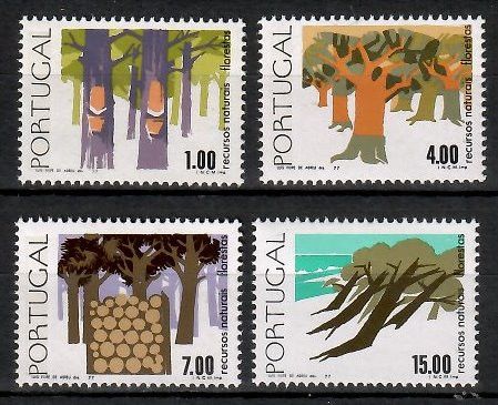 Znaczek Portugalia 1977 Mi 1353-1356 Czyste **
