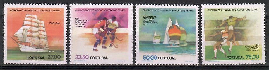 Znaczek Portugalia 1982 Mi 1558-1561 Czyste **