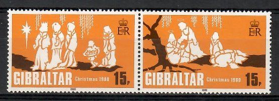 Znaczek Gibraltar 1980 Mi 413-414 Czyste **