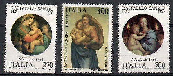 Znaczek Włochy 1983 Mi 1861-1863 Czyste **