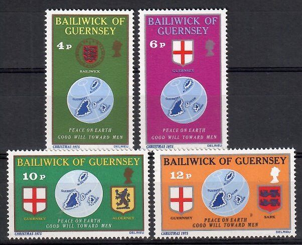 Znaczek Guernsey 1975 Mi 125-128 Czyste **