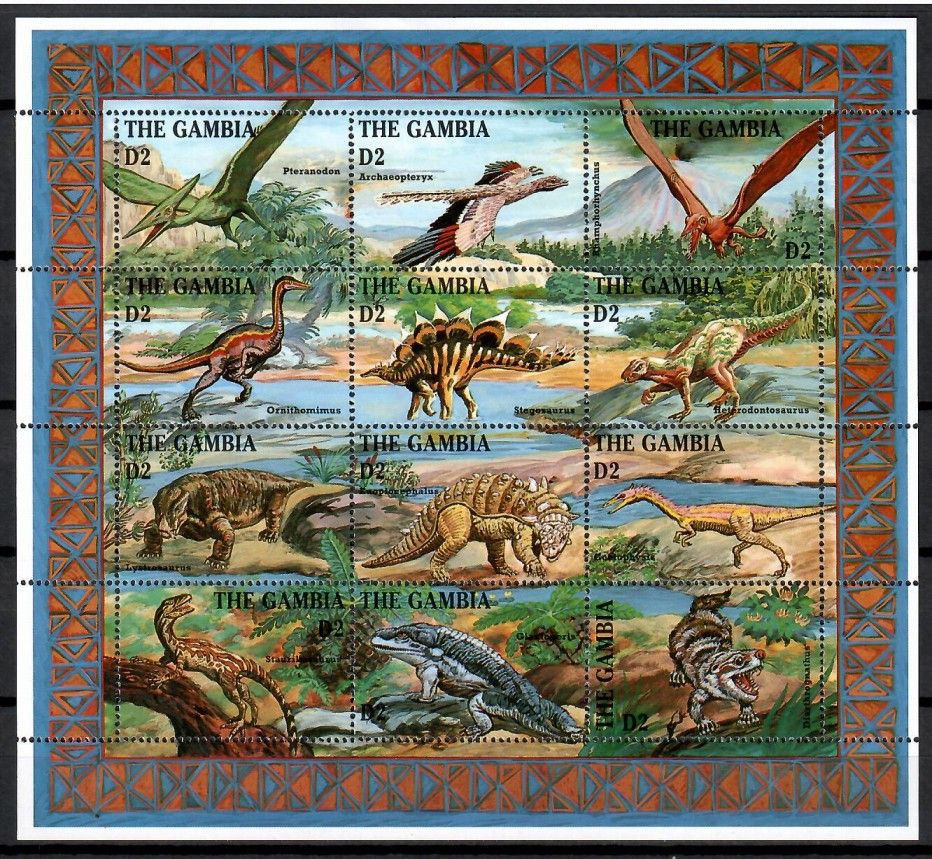 Znaczek Gambia 1995 Mi ark 2014-2025 Czyste **
