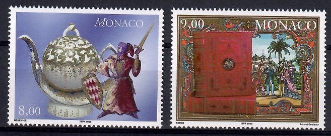 Znaczek Monako 1998 Mi 2412-2413 Czyste **