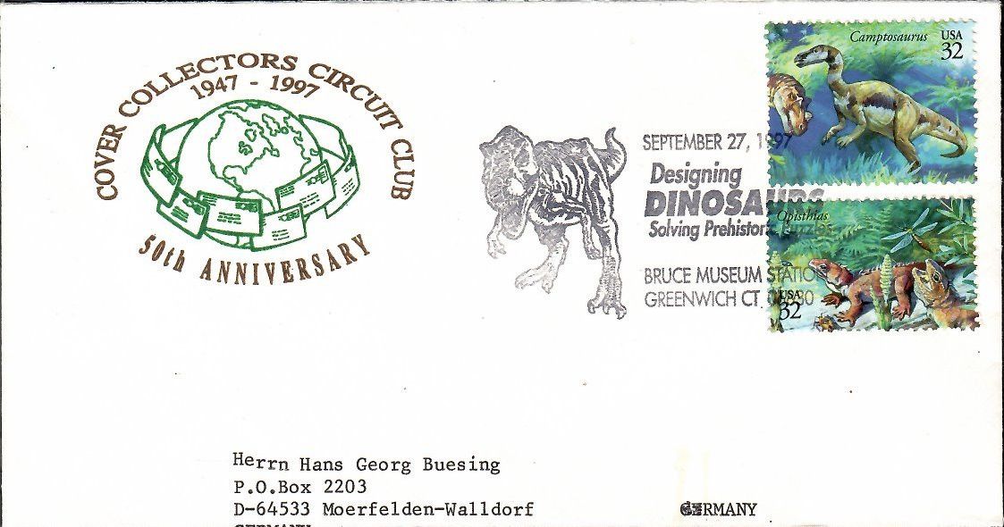 Znaczek USA 1997 Mi 2815+2821 FDC