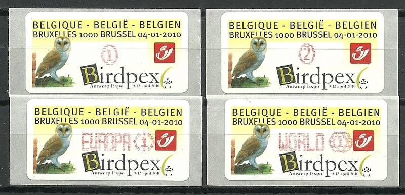 Znaczek Belgia 2010 Mi aut68(4w) Czyste **