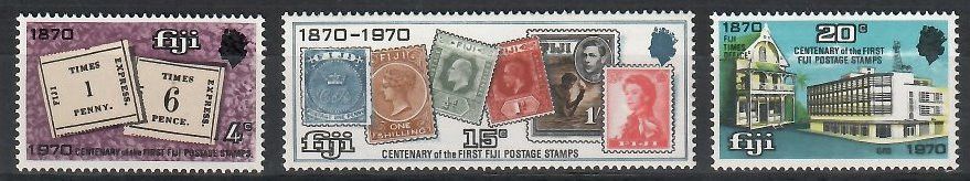 Znaczek Fidżi 1970 Mi 273-275 Czyste **