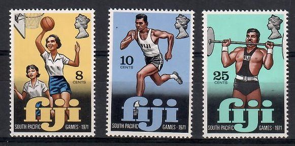 Znaczek Fidżi 1971 Mi 292-294 Czyste **
