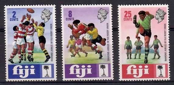 Znaczek Fidżi 1973 Mi 303-305 Czyste **