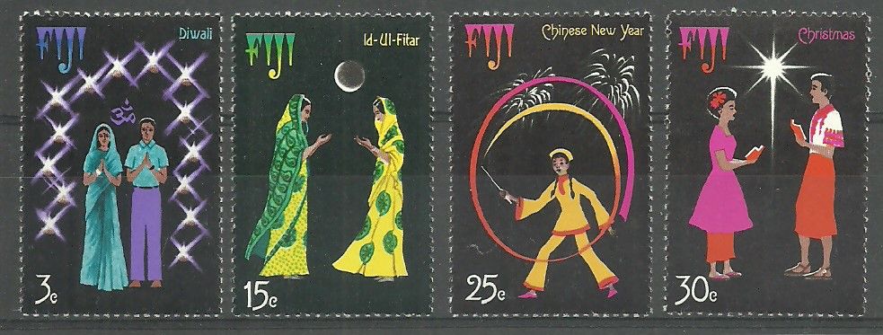 Znaczek Fidżi 1975 Mi 344-347 Czyste **