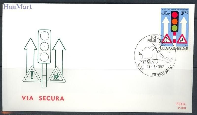 Znaczek Belgia 1972 Mi 1671 FDC