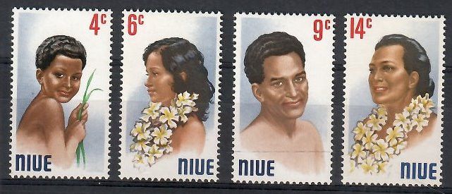 Znaczek Niue 1971 Mi 120-123 Czyste **