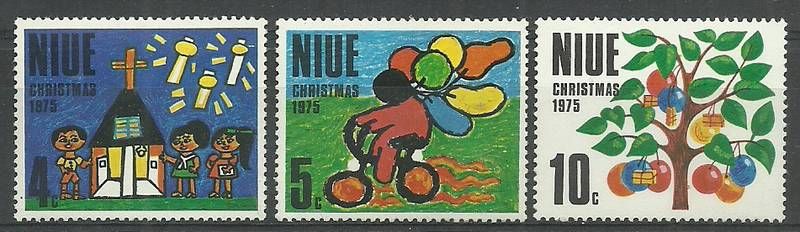 Znaczek Niue 1975 Mi 151-153 Czyste **