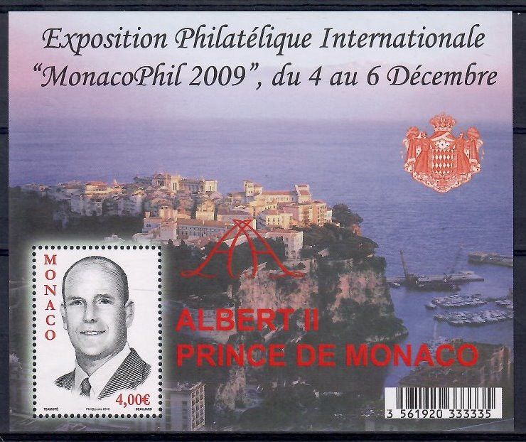 Znaczek Monako 2009 Mi bl 96 Czyste **