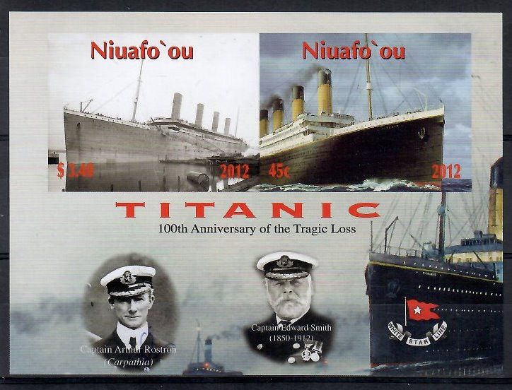 Znaczek Niuafo'ou 2012 Mi bl 43B Czyste **