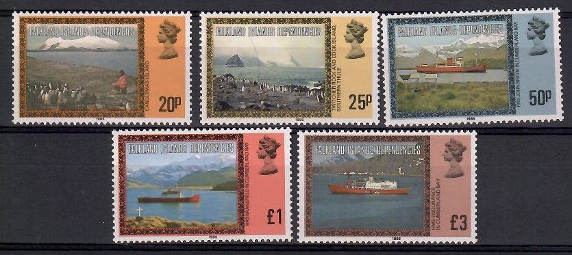 Znaczek Dependencja Falklandów 1985
