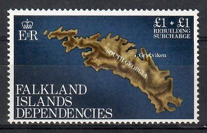 Znaczek Dependencja Falklandów 1982