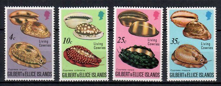 Znaczek Wyspy Gilberta i Ellice 1975 Mi 236-239 Czyste **