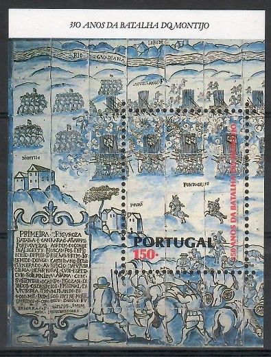 Znaczek Portugalia 1994 Mi bl 104 Czyste **