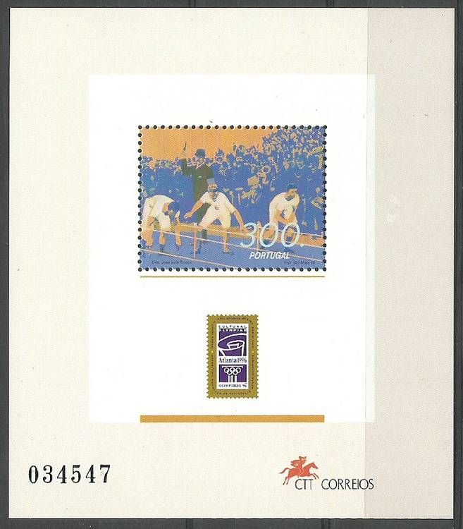 Znaczek Portugalia 1996 Mi bl 116 Czyste **