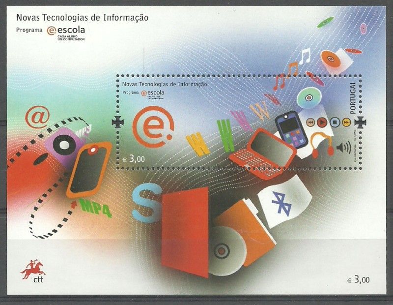 Znaczek Portugalia 2008 Mi bl 271 Czyste **