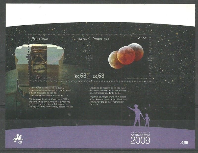 Znaczek Portugalia 2009 Mi bl 281 Czyste **