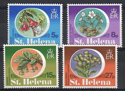 Znaczek Wyspa św. Heleny 1981 Mi 333-336 Czyste **