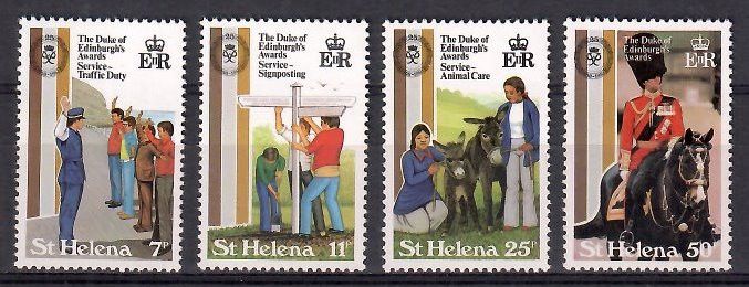 Znaczek Wyspa św. Heleny 1981 Mi 349-352 Czyste **
