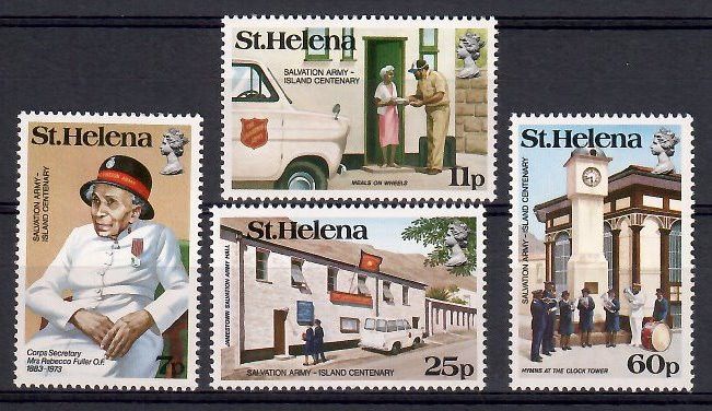 Znaczek Wyspa św. Heleny 1984 Mi 410-413 Czyste **