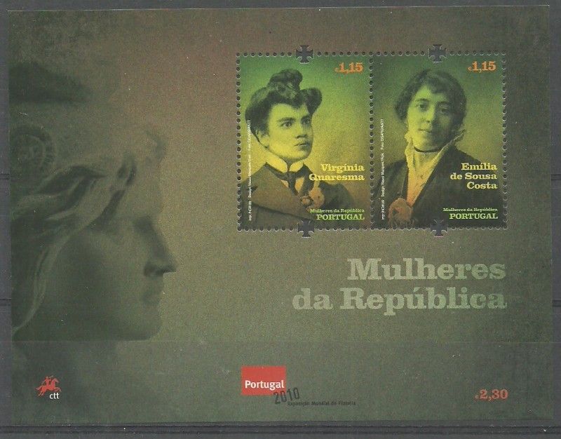 Znaczek Portugalia 2009 Mi bl 290 Czyste **