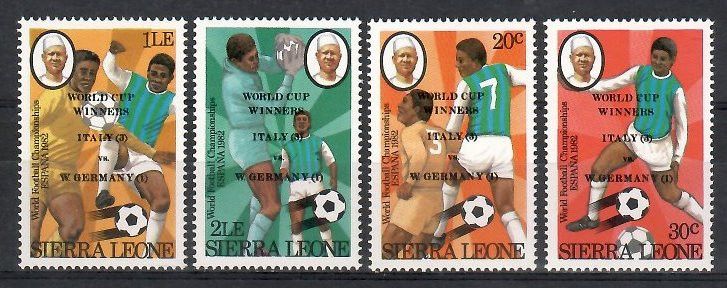 Znaczek Sierra Leone 1982 Mi 688-691 Czyste **