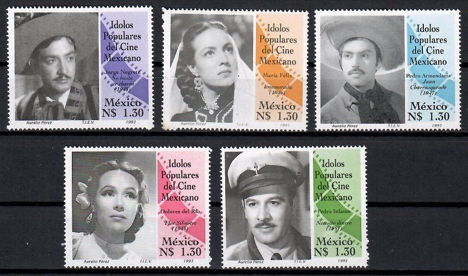 Znaczek Meksyk 1993 Mi 2379-2383 Czyste **